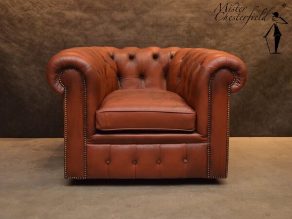2ehands used chesterfield cognac stoel fauteuil