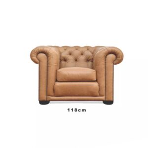 Chesterfield fauteuil luxe Vertigo leder Direct leverbaar €1,949.00