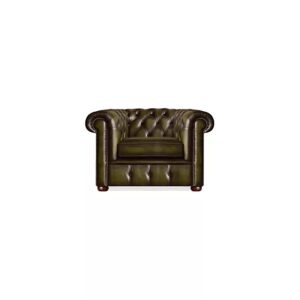 Chesterfield 111cm Antique Olive green Direct Leverbaar (NR1) €2,649.00