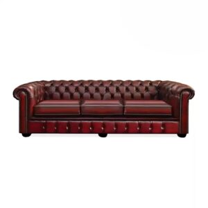Chesterfield 242cm in Antique Red  Direct Leverbaar €4,199.00