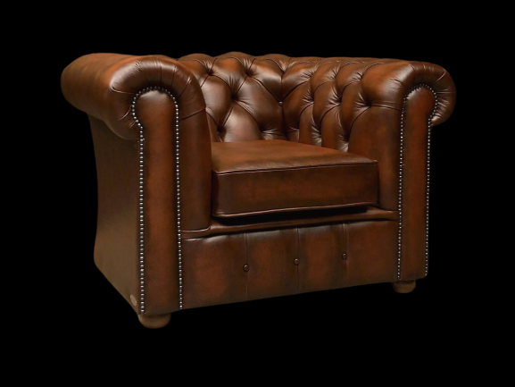 Chesterfield 111cm Antique brown (NR 1)